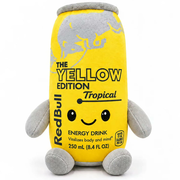 The Yellow Tropical plushie, yellow with grey arms